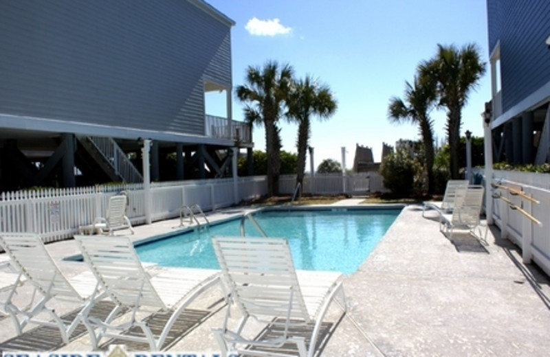 Pool View at Seaside Rentals