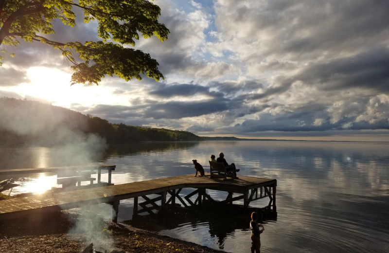 Lake view at Finger Lakes Premiere Properties.