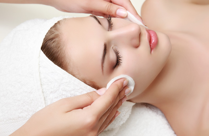 Spa facial at Rocking Horse Ranch Resort.