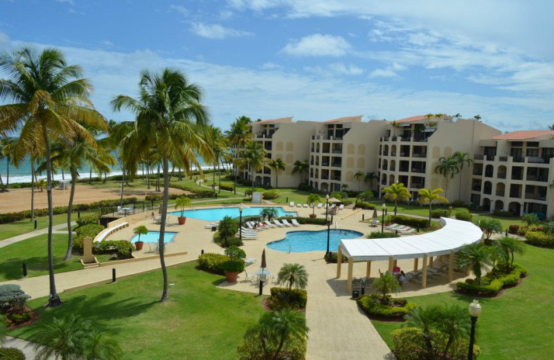 Exterior view of Oceano Beach Resort.