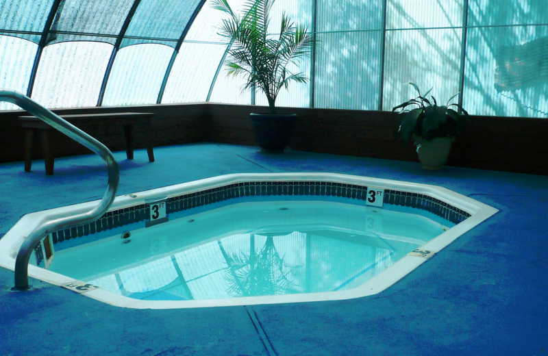 Indoor whirlpool at American RV Park.