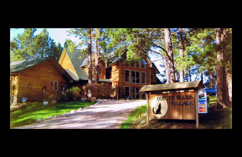 Exterior view of Coyote Blues Village B&B.