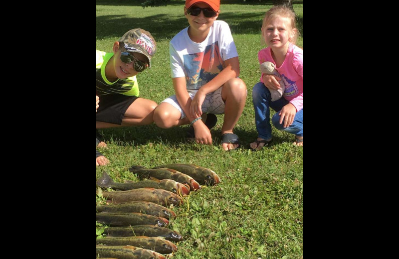 Fishing at Sullivans Resort & Campground.