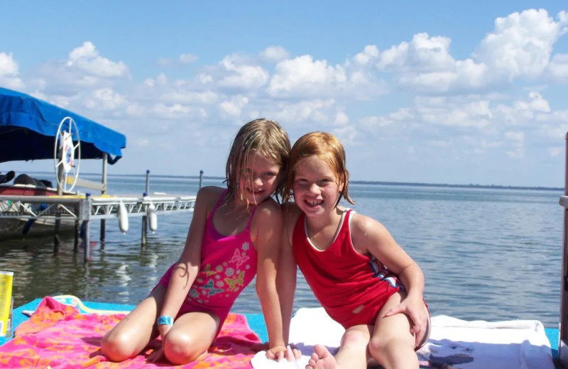 Kids at The Lodge on Otter Tail Lake.