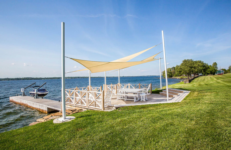 Dock at Gran-View On The River.