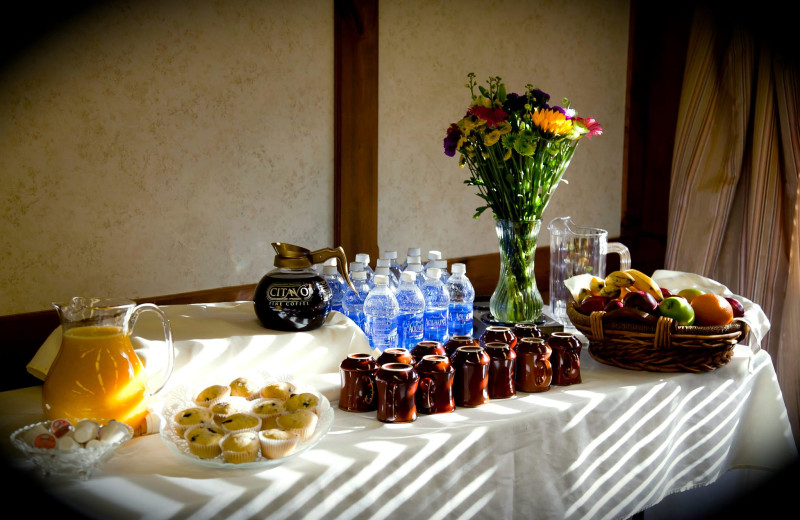 Dining at Water's Edge Inn & Conference Center.