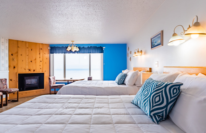 Guest room at Seagull Beachfront INN.