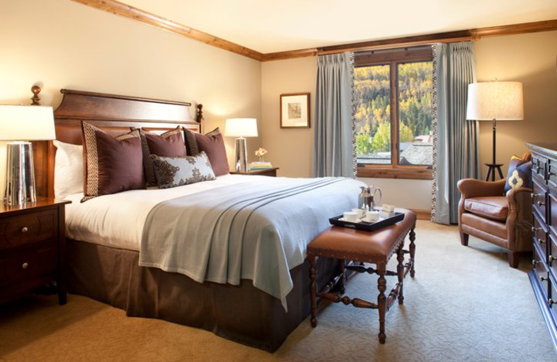 Bedroom in suite at The Sebastian Vail.