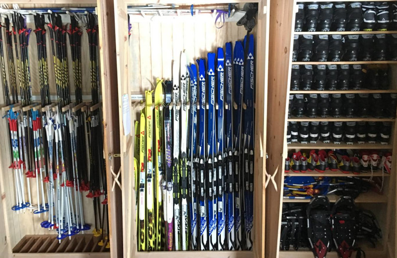 Ski rental at Golden Eagle Lodge.