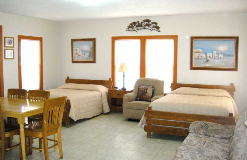 Cottage Interior at The Edgewater Waterfront Cottages