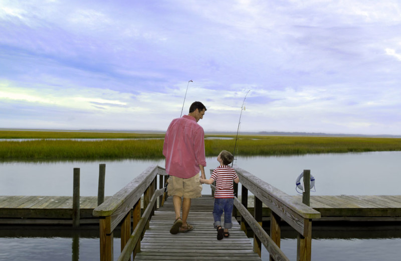 Fishing at Omni Amelia Island Plantation.