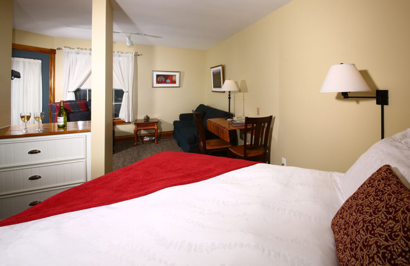 Guest room at Kettle Creek Inn & Restaurant.