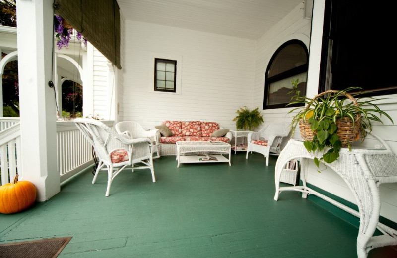 Patio at 1840 Inn on the Main Bed and Breakfast.