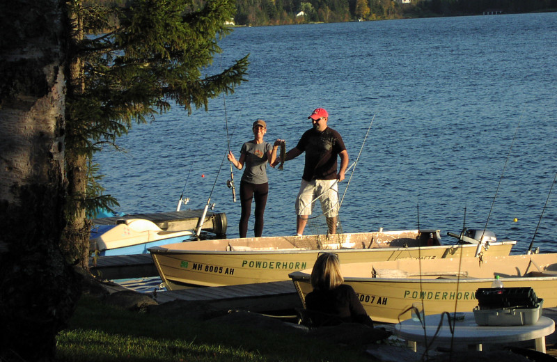 Fishing at Powder Horn Lodge