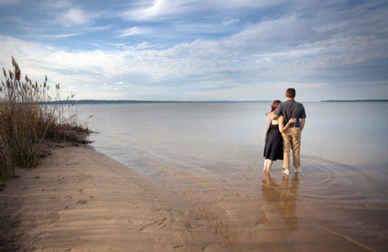The beach at Pointes North.