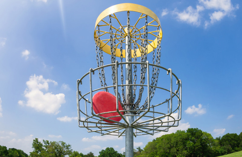 Disc golf at ACE Adventure Resort.