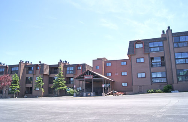 Vacation rental exterior view at Snowshoe Properties Management.