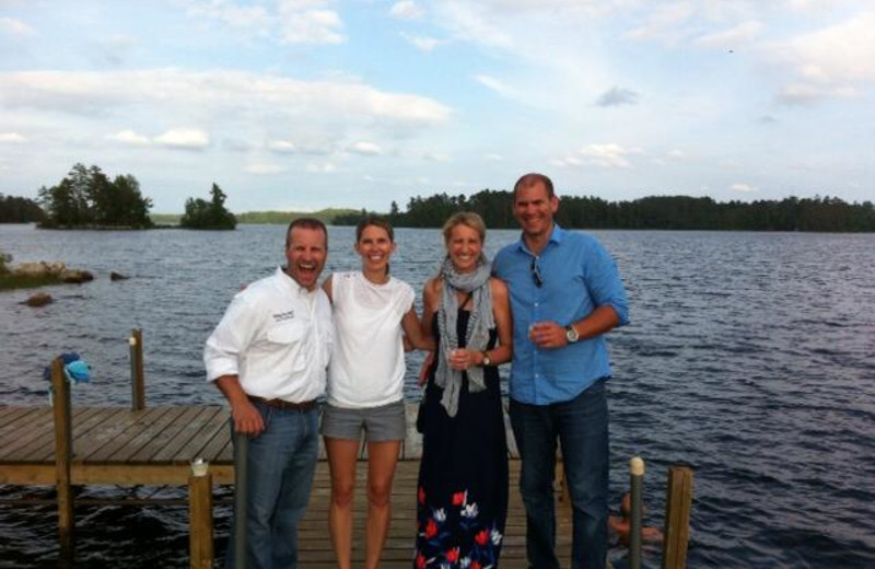 Family at Muskego Point Resort.