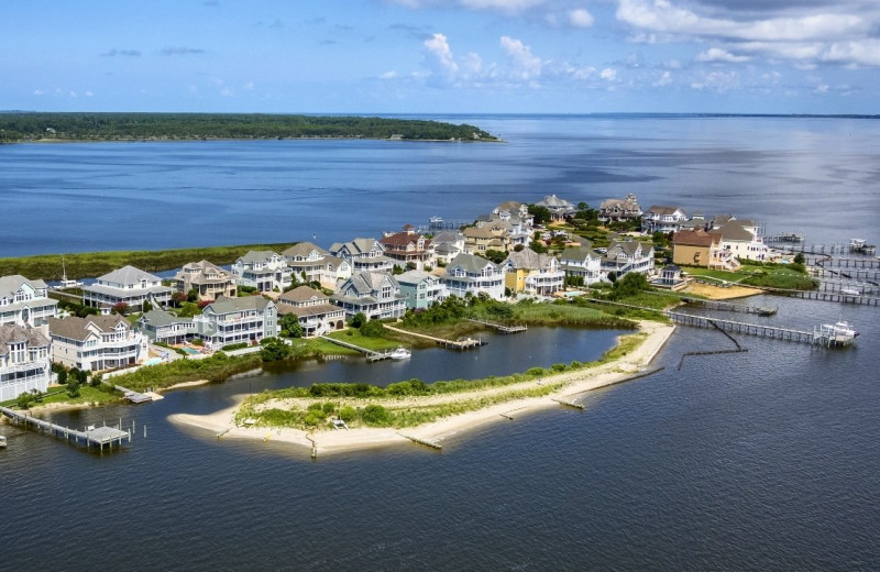 Exterior view of Pirate's Cove Realty.