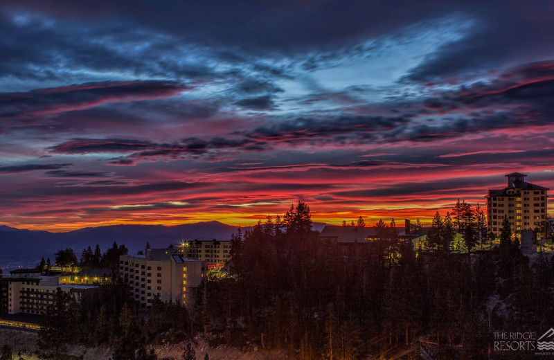 Sunset at The Ridge Resorts.