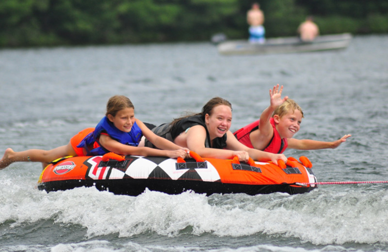 Water activities at White Birch Village Resort.