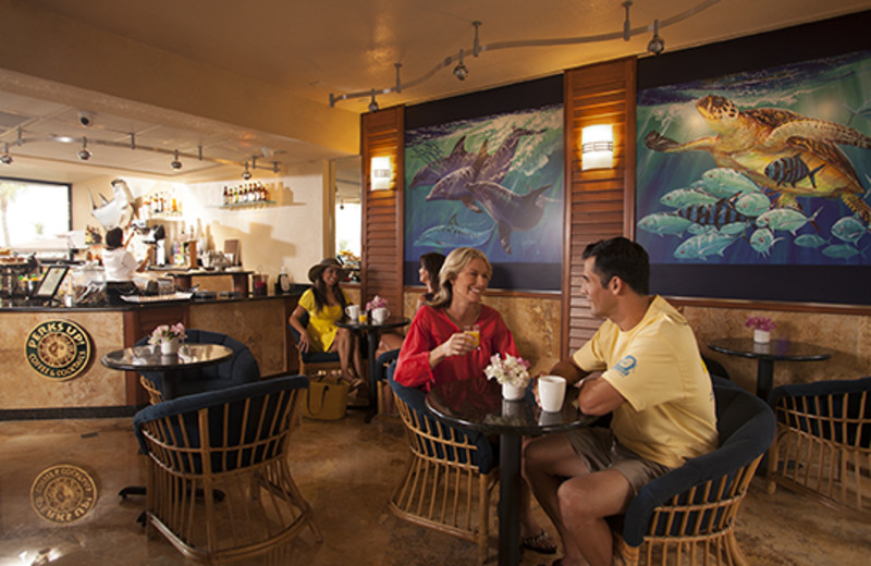 Couple at Guy Harvey Outpost.