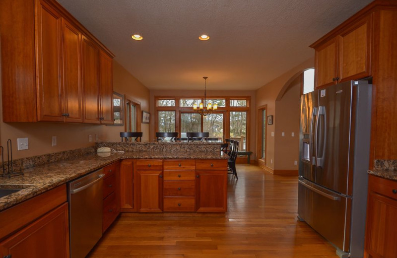 Rental kitchen at Taylor-Made Deep Creek Vacations.