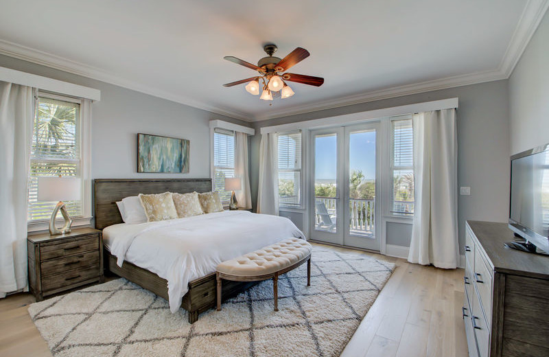 Rental bedroom at Exclusive Properties - Isle of Palms.