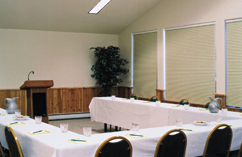 Conference room at Kandahar Lodge.