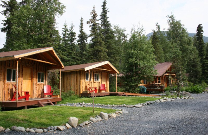 Cabins at Kenai Riverside Lodge.