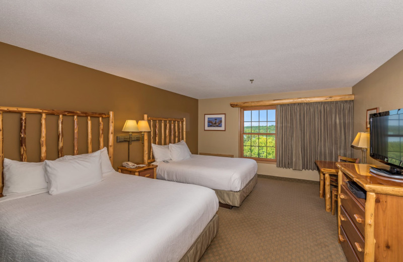 Guest room at Grand Ely Lodge.