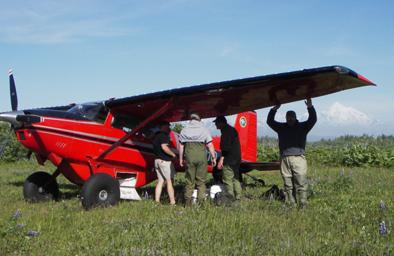 Plane at Glacier Bear Lodge.