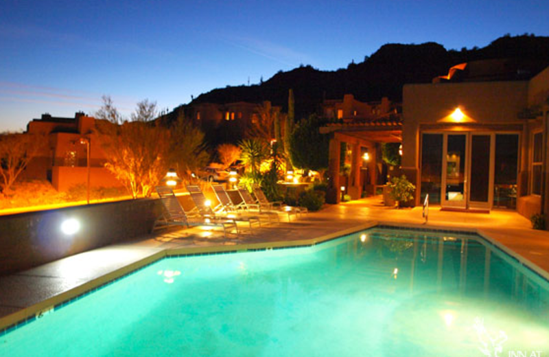 Poolside at Inn at Eagle Mountain.