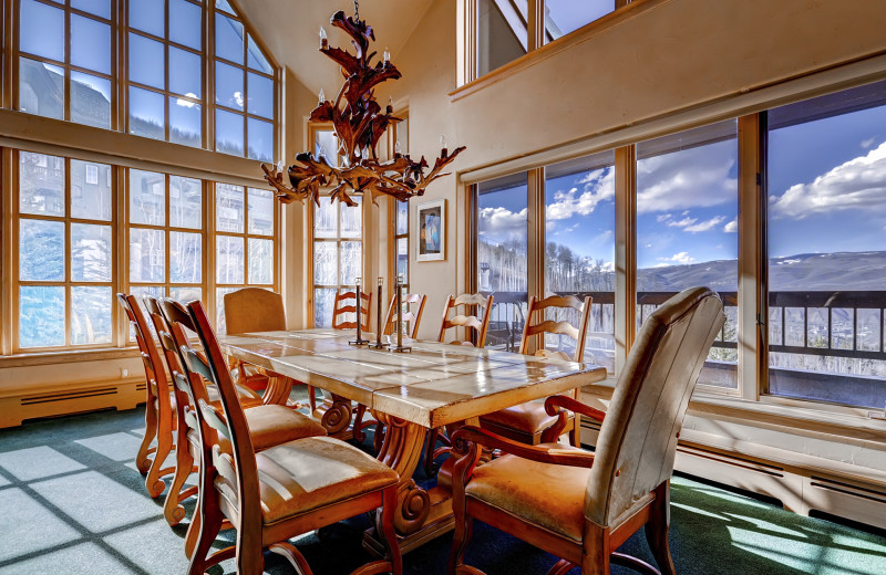 Guest dining room at The Pines Lodge, A RockResort.