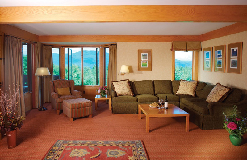 Guest living room at Trapp Family Lodge.