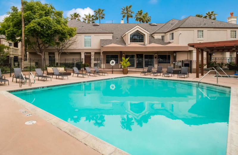 Outdoor pool at Sonesta ES Suites Torrance Redondo Beach.