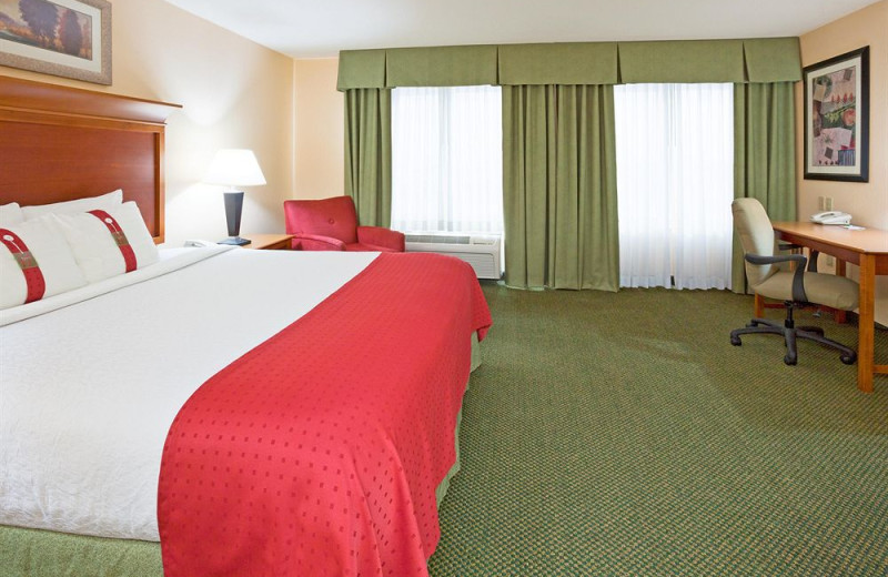 Guest room at Holiday Inn Minneapolis.