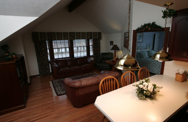 Tree House Apartment interior at HideAway Country Inn.