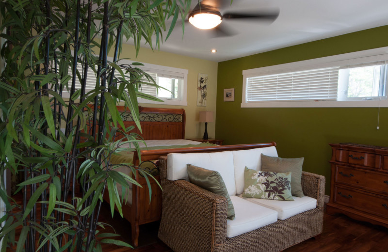 Rental bedroom at realTopia Vacation Rentals.