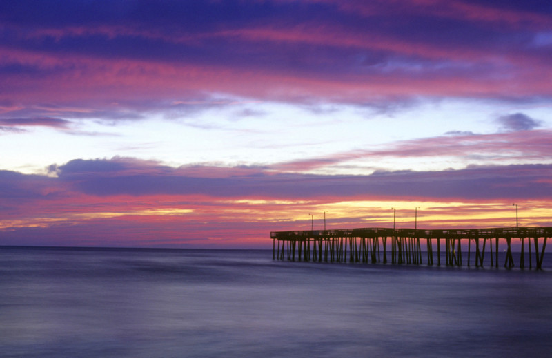 Fishing pier at Alouette Beach Resort.