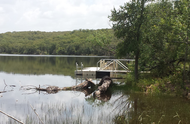 Dock at Greystone Castle Sporting Club.