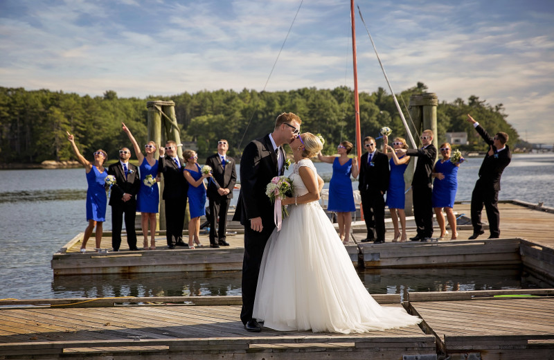 Wedding at Sheepscot Harbour Village & Resort.