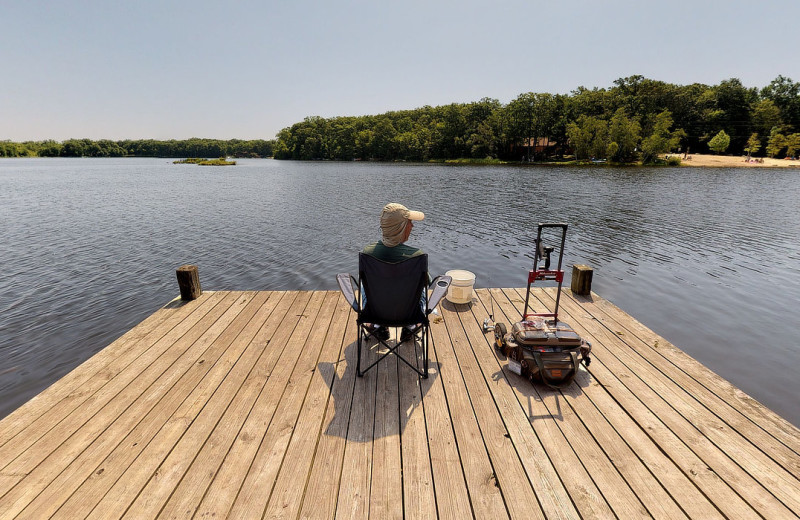 Lake at Otter Lake Camp Resort.