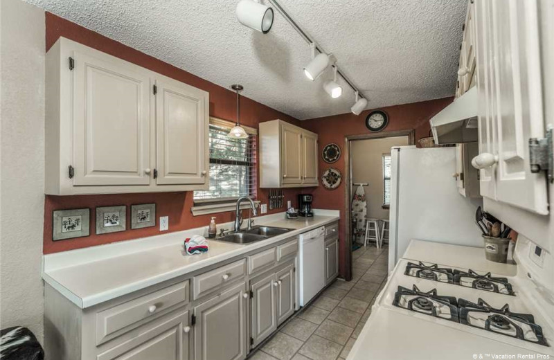 Rental kitchen at Vacation Rental Pros - Ruidoso.