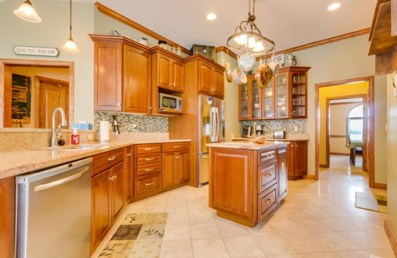 Rental kitchen at Vacasa Ocean City.