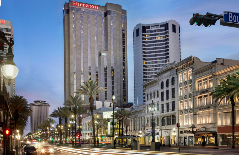 Exterior view of Sheraton New Orleans Hotel.