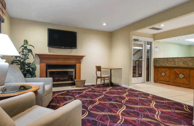 Lobby at Hawthorn Suites Dayton South.