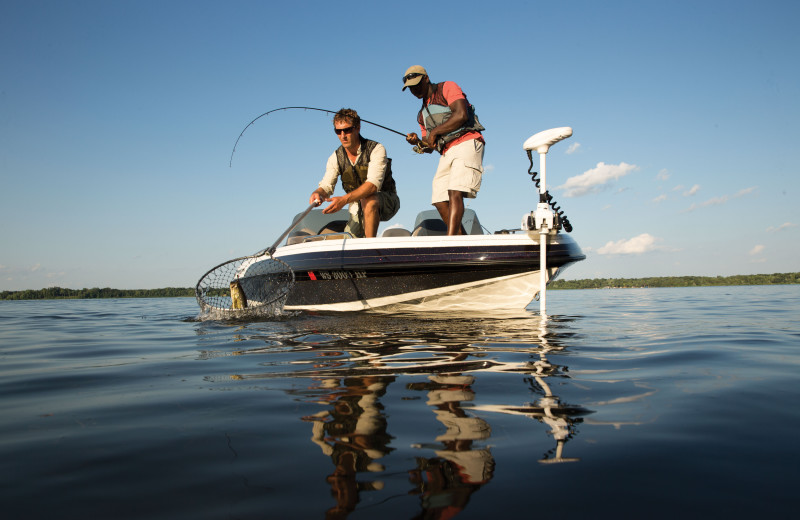 Fishing at Lynnhurst Family Resort.