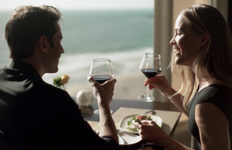 Couple at The Ritz-Carlton, Laguna Niguel.