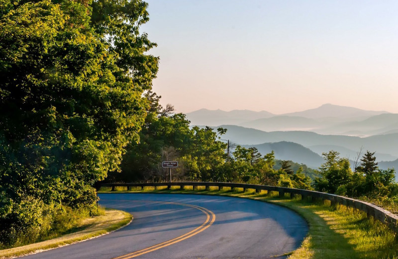 Scenic road at Brookstone Lodge.